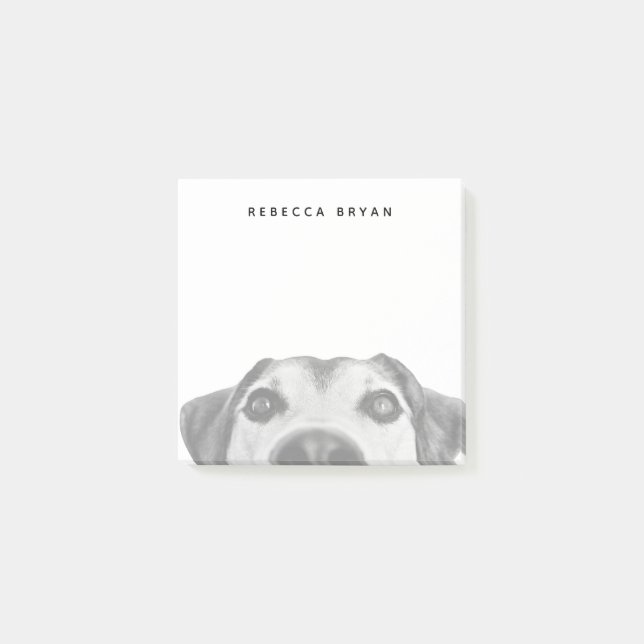 Niffen von Hundeschase-Foto Post-it Klebezettel (Vorderseite)