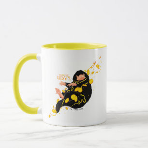 Niffler schwimmend mit Gold Tasse