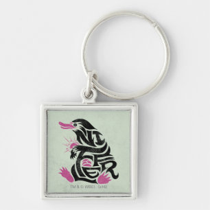 NIFFLER™ Typografie Grafik Schlüsselanhänger