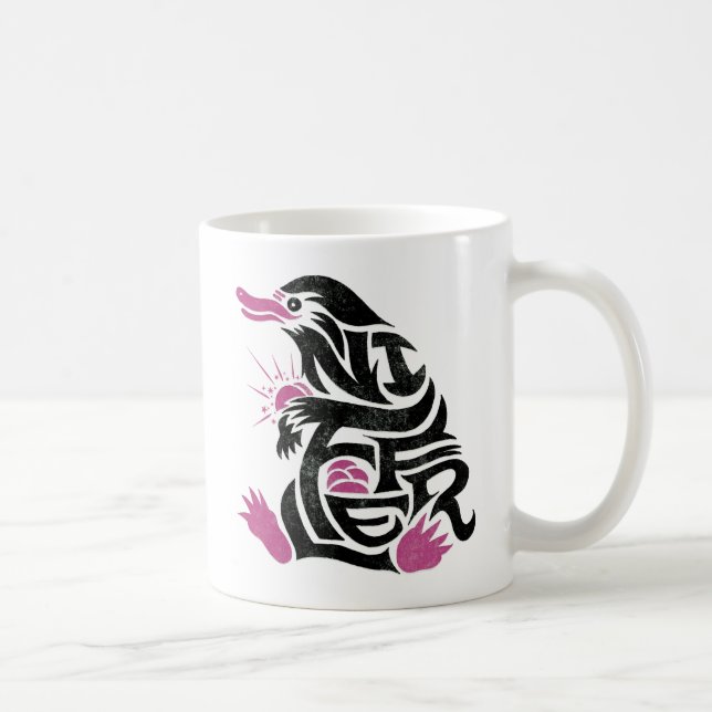 NIFFLER™ Typografie Grafik Tasse (Rechts)