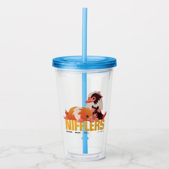 Nifflers Vintag Graphic Acryltrinkbecher (Vorderseite)