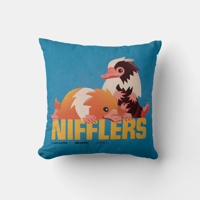 Nifflers Vintag Graphic Kissen (Vorderseite)