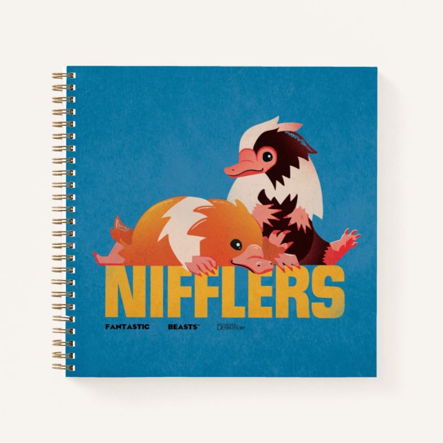Nifflers Vintag Graphic Notizbuch (Vorderseite)