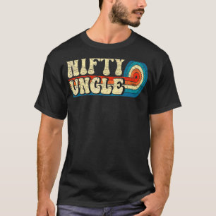 Nifty Onkel 70er Ästhetische Nostalgie 1970er Retr T-Shirt