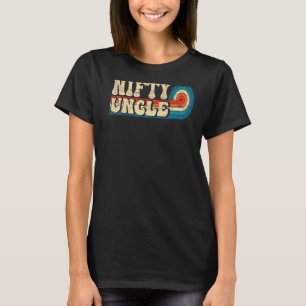 Nifty Onkel 70er Ästhetische Nostalgie 1970er Retr T-Shirt