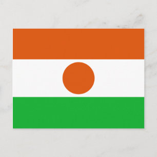 Niger Flag Postkarte