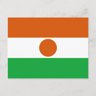 Niger Flag Postkarte