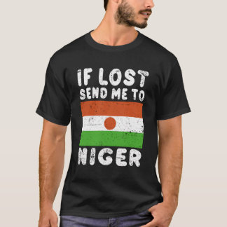 Niger Flag Souvenir - Wenn ich verloren habe, schi T-Shirt