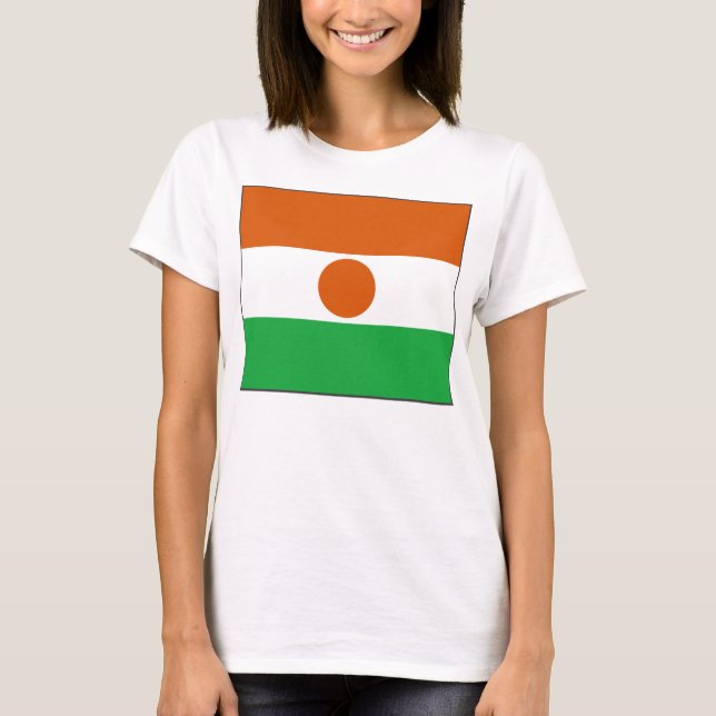 Niger Flag x Map T - Shirts (Vorderseite)