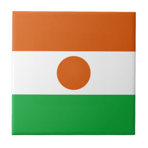 Niger-Flagge Keramikfliese