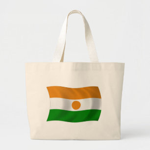 Niger-Flagge-Tragetasche Jumbo Stoffbeutel