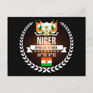 Niger Postkarte