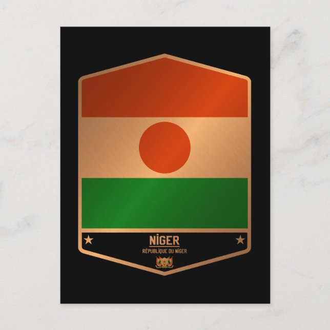 Niger Postkarte (Vorderseite)