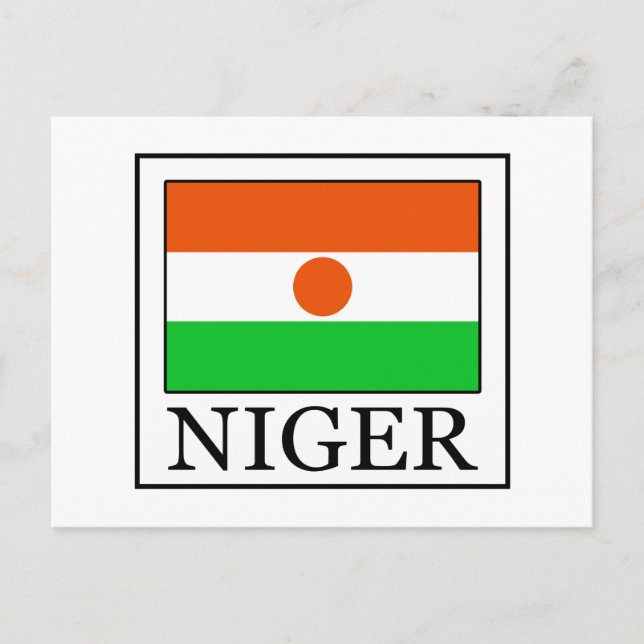 Niger Postkarte (Vorderseite)