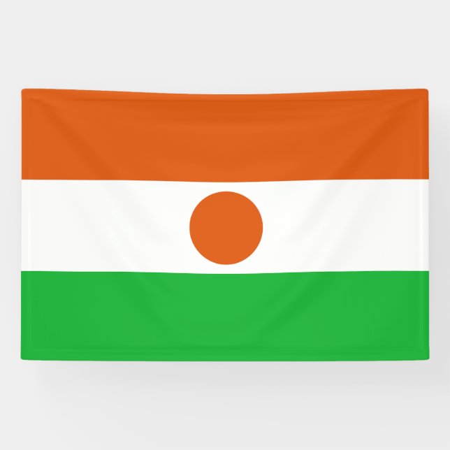 Nigerflagge Banner (Horizontal)