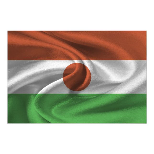 Nigerflagge Fotodruck (Vorne)