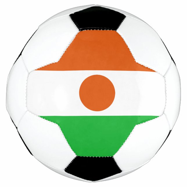 Nigerflagge Fußball (Vorderseite)