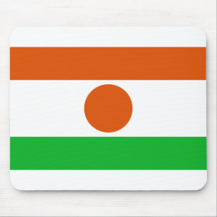 Nigerflagge Mousepad