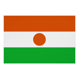 Nigerflagge Poster