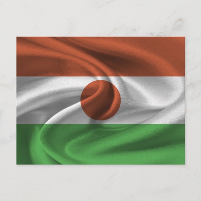 Nigerflagge Postkarte (Vorderseite)