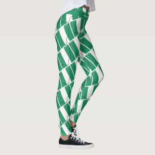 NIGERIA Benutzerdefinierter Text führt Ihr EIGENES Leggings