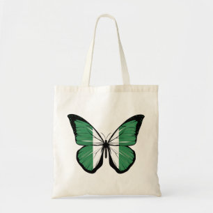 Nigeria Butterfly Flag Tragetasche