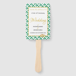 NIGERIA Christliches Hochzeitsprogramm Fächer