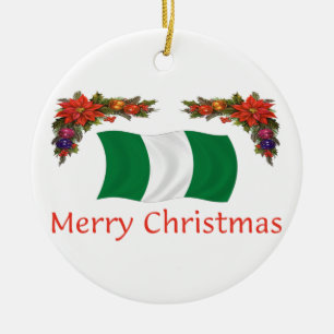 Nigeria Christms Keramik Ornament