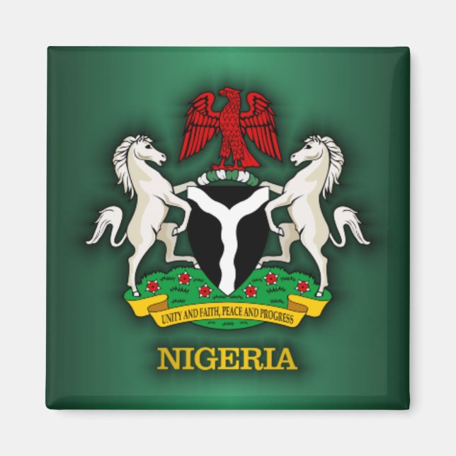 Nigeria COA Magnet (Vorne)