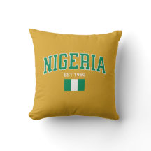 Nigeria Est. 1960 — Heritage-Kissen