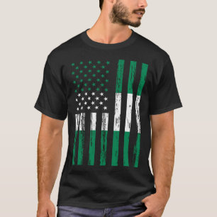 Nigeria Flag Amerika Es liegt in meiner DNA für Ni T-Shirt