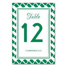 NIGERIA FLAG Banquet Celebration Wedding Modern Tischnummer