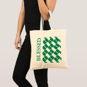 NIGERIA FLAG gesegnet Tragetasche
