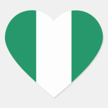 Nigeria Flag Heftsticker