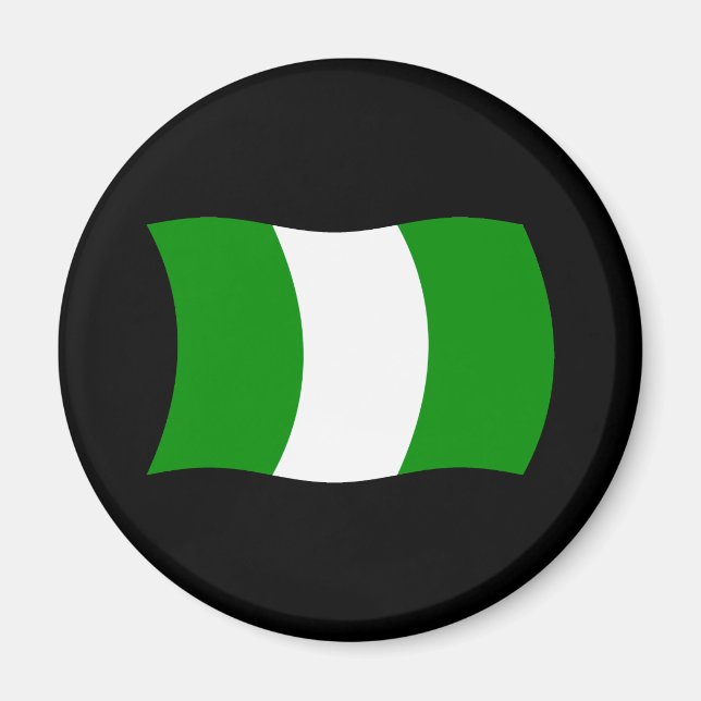 Nigeria Flag Magnet (Vorne)