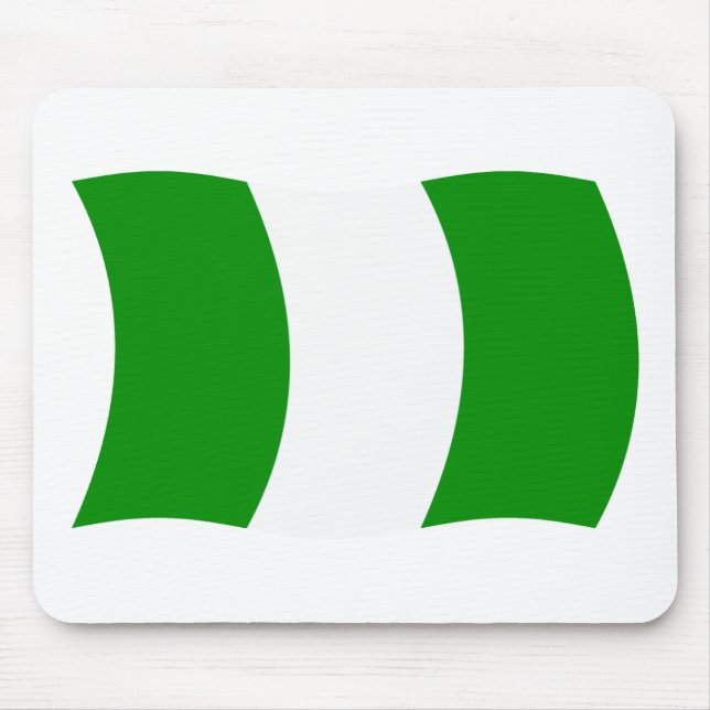Nigeria Flag Mousepad (Vorne)
