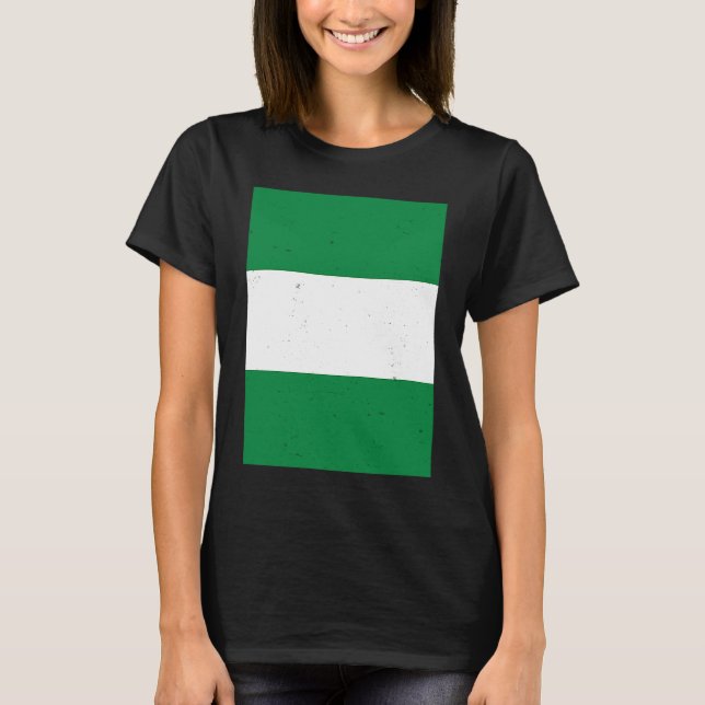Nigeria Flag Nigerian Pride Travel T-Shirt (Vorderseite)