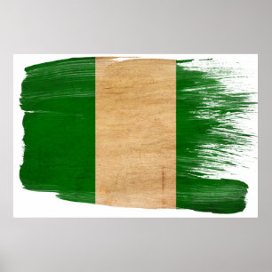 Nigeria Flag Posters Poster