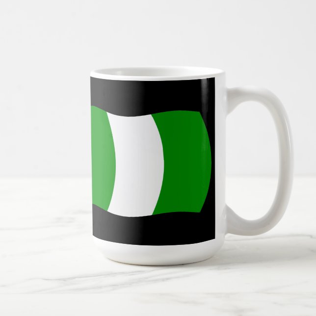 Nigeria Flag-Tasse Kaffeetasse (Rechts)