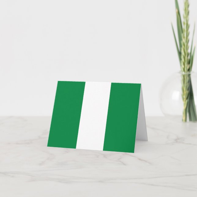 Nigeria-Flagge (Vorderseite)