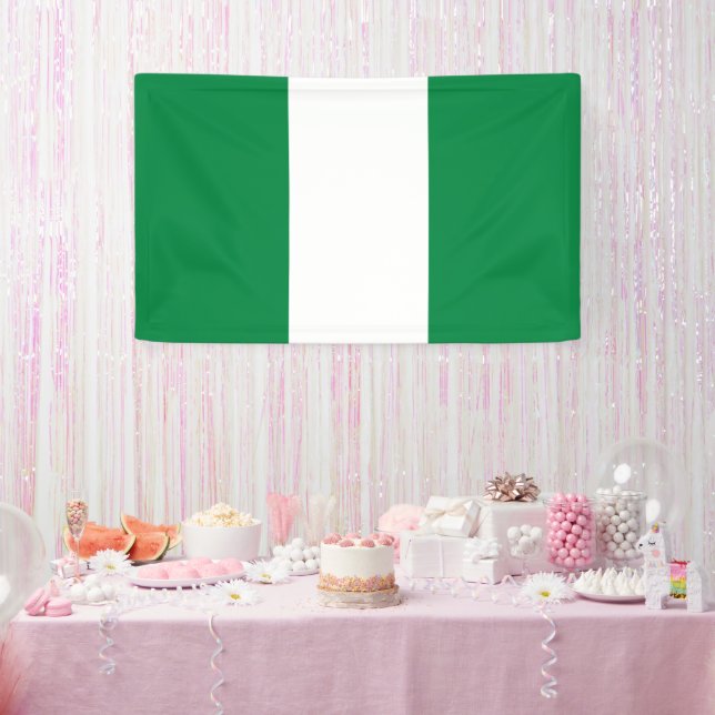 Nigeria-Flagge Banner (Party)