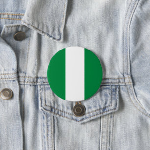 Nigeria-Flagge Button