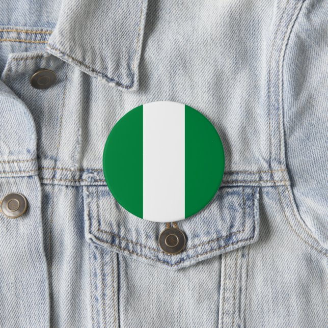 Nigeria-Flagge Button (Beispiel)