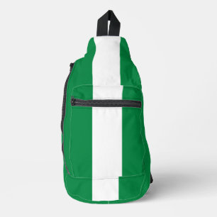 Nigeria-Flagge Crossbody Bag