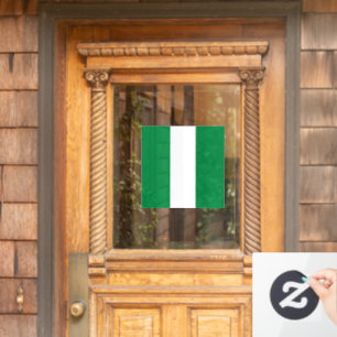 Nigeria-Flagge Fensteraufkleber