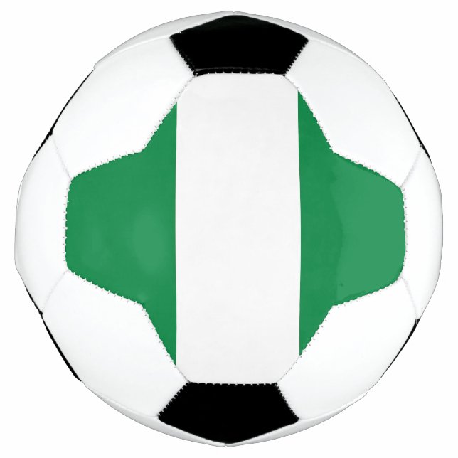 Nigeria-Flagge Fußball (Vorderseite)