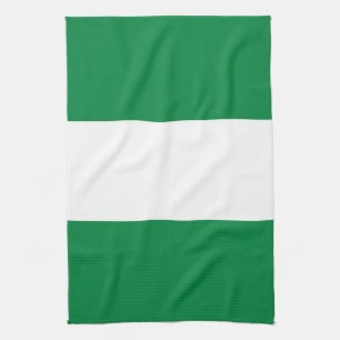Nigeria-Flagge Geschirrtuch