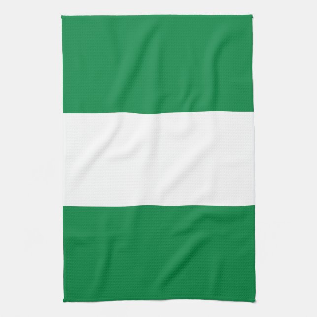 Nigeria-Flagge Geschirrtuch (Vertikal)