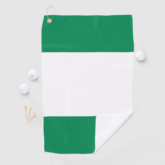 Nigeria-Flagge Golfhandtuch (Insitu)