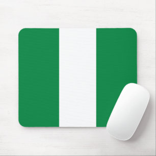 Nigeria-Flagge Mousepad
